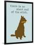 Short End Of Stick-Dog is Good-Framed Art Print