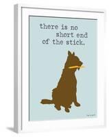 Short End Of Stick-Dog is Good-Framed Art Print