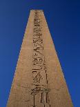 Hieroglyphics on the Obelisk in Hippodrome Square in Istanbul, Turkey, Europe-Short Michael-Photographic Print