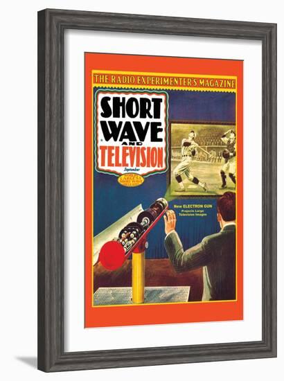 Short Wave and Television: New Electronic Gun Projects Large Television Images-Frank R. Paul-Framed Art Print