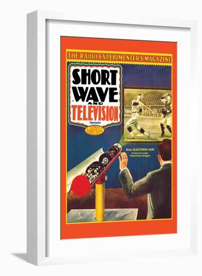 Short Wave and Television: New Electronic Gun Projects Large Television Images-Frank R. Paul-Framed Art Print