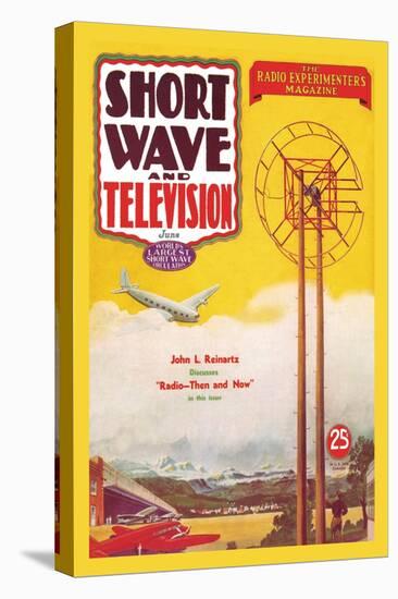 Short Wave and Television: Radio and Airplanes-null-Stretched Canvas