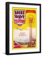 Short Wave and Television: Radio and Airplanes-null-Framed Art Print