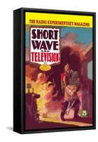 Short Wave and Television: Radio and Firefighting-null-Framed Stretched Canvas