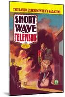 Short Wave and Television: Radio and Firefighting-null-Mounted Art Print