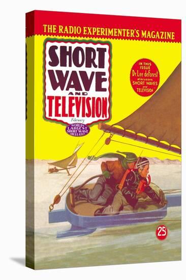 Short Wave and Television: Radio Controlled Ice Sailing-null-Stretched Canvas