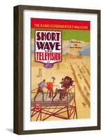 Short Wave and Television: Short Waves Aid Movie Directors-null-Framed Art Print