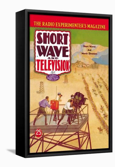 Short Wave and Television: Short Waves Aid Movie Directors-null-Framed Stretched Canvas