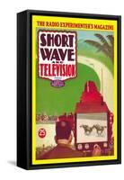 Short Wave and Television: Televised Horse Racing-null-Framed Stretched Canvas