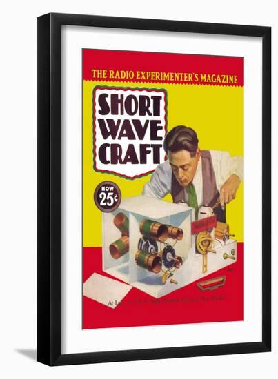 Short Wave Craft: at Last! a 2 R.F. Stage Pentode Receiver That Works!-null-Framed Art Print