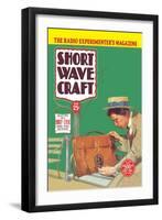 Short Wave Craft: Build This New Briefcase Short Wave Receiver-null-Framed Art Print