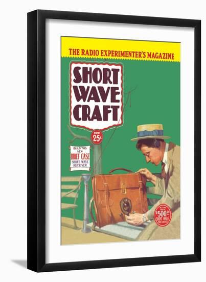 Short Wave Craft: Build This New Briefcase Short Wave Receiver-null-Framed Art Print