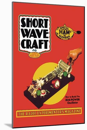 Short Wave Craft: How to Build the 804 Power Oscillator-null-Mounted Art Print