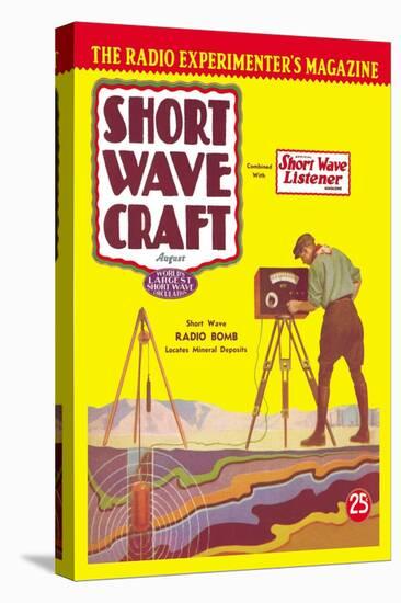 Short Wave Craft: Short Wave Radio Bomb Locates Mineral Deposits-null-Stretched Canvas
