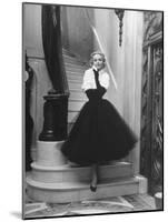 Short Wrap, Worn with Short Ball Gowns, Showing Off the Wearer's Waist-Nina Leen-Mounted Photographic Print