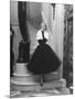 Short Wrap, Worn with Short Ball Gowns, Showing Off the Wearer's Waist-Nina Leen-Mounted Photographic Print