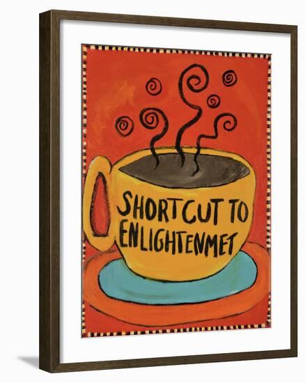 Shortcut to Enlightenment (Border)-Jennie Cooley-Framed Giclee Print