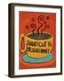 Shortcut to Enlightenment (Border)-Jennie Cooley-Framed Giclee Print