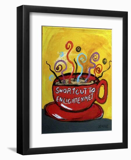 Shortcut to Enlightenment-Jennie Cooley-Framed Premium Giclee Print