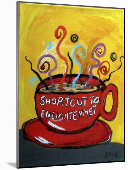 Shortcut to Enlightenment-Jennie Cooley-Mounted Giclee Print