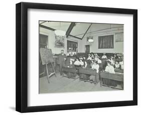 Shorthand Class for Women, Choumert Road Evening Institute, London, 1907-null-Framed Photographic Print