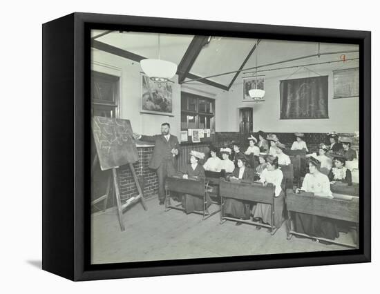 Shorthand Class for Women, Choumert Road Evening Institute, London, 1907-null-Framed Stretched Canvas