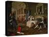 Shortly after the Wedding, from Marriage a La Mode, a Series of Six Satyrical Paintings-William Hogarth-Stretched Canvas