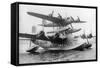 Shorts Seaplane, Dundee to South Africa, 6 October 1938-null-Framed Stretched Canvas