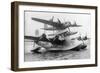 Shorts Seaplane, Dundee to South Africa, 6 October 1938-null-Framed Giclee Print