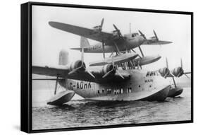 Shorts Seaplane, Dundee to South Africa, 6 October 1938-null-Framed Stretched Canvas