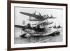 Shorts Seaplane, Dundee to South Africa, 6 October 1938-null-Framed Giclee Print