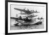 Shorts Seaplane, Dundee to South Africa, 6 October 1938-null-Framed Giclee Print