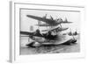 Shorts Seaplane, Dundee to South Africa, 6 October 1938-null-Framed Giclee Print