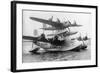 Shorts Seaplane, Dundee to South Africa, 6 October 1938-null-Framed Giclee Print