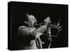 Shorty Rogers Playing the Flugelhorn, Hemel Hempstead, Hertfordshire, 1983-Denis Williams-Stretched Canvas