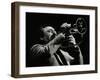 Shorty Rogers Playing the Flugelhorn, Hemel Hempstead, Hertfordshire, 1983-Denis Williams-Framed Photographic Print