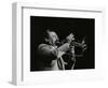 Shorty Rogers Playing the Flugelhorn, Hemel Hempstead, Hertfordshire, 1983-Denis Williams-Framed Photographic Print