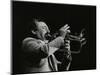 Shorty Rogers Playing the Flugelhorn, Hemel Hempstead, Hertfordshire, 1983-Denis Williams-Mounted Photographic Print