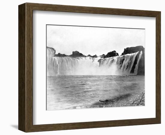 Shoshone Falls, Idaho, USA, 1893-John L Stoddard-Framed Giclee Print