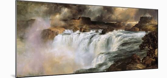 Shoshone Falls on the Snake River-Thomas Moran-Mounted Art Print
