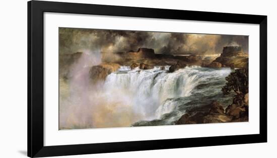 Shoshone Falls on the Snake River-Thomas Moran-Framed Art Print