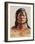 Shoshone Tribesman, 1899-Charles Marion Russell-Framed Giclee Print