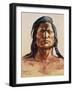 Shoshone Tribesman, 1899-Charles Marion Russell-Framed Giclee Print