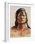 Shoshone Tribesman, 1899-Charles Marion Russell-Framed Giclee Print