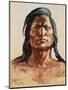 Shoshone Tribesman, 1899-Charles Marion Russell-Mounted Giclee Print