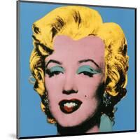 Shot Blue Marilyn, 1964-Andy Warhol-Mounted Art Print