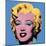 Shot Blue Marilyn, 1964-Andy Warhol-Mounted Art Print