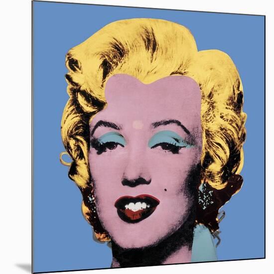 Shot Blue Marilyn, c.1964-Andy Warhol-Mounted Giclee Print