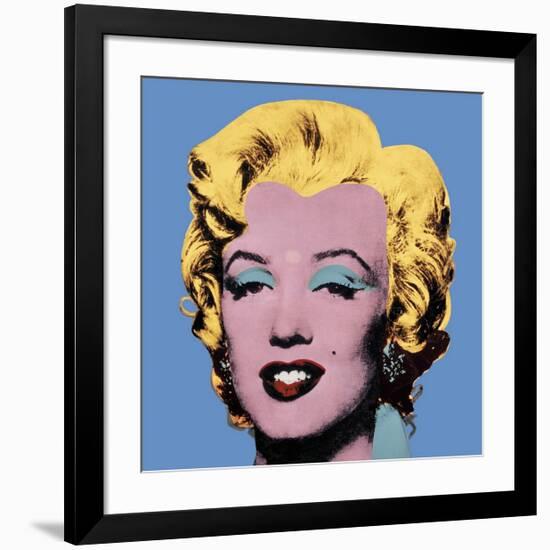 Shot Blue Marilyn, c.1964-Andy Warhol-Framed Giclee Print