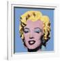 Shot Light Blue Marilyn, 1964-Andy Warhol-Framed Art Print